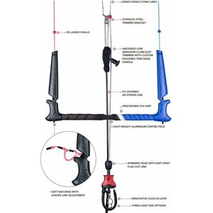 Ozone De-Power Line (PU covered amsteel) for Wakestyle V4 and Compact V4