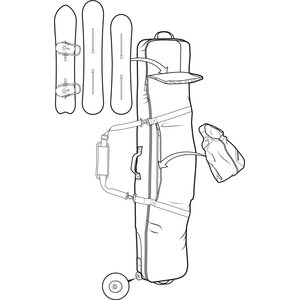 Burton Wheelie Gig Bag Board Bag