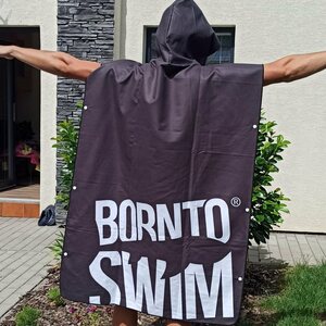 BornToSwim Hooded Poncho Changing Robe Towel Adult