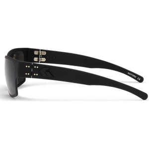 Gatorz Delta Matte Blackout with Smoked Polarized Lens