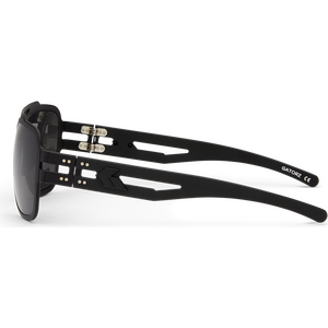 Gatorz Stark Matte Blackout with Smoked Polarized Lens