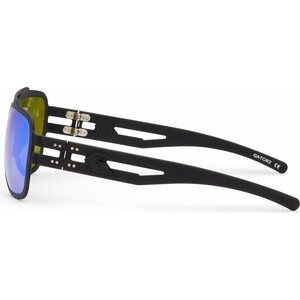 Gatorz Stark Matte Blackout with Brown Polarized w/ Green Mirror Lens