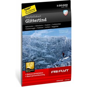 Calazo Glittertind-vuoristokartta 1:20.000, 2019