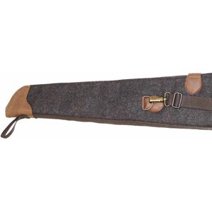 Shotgun Cover Loden / Moose Leather 128 cm