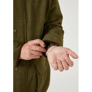 Alan Paine Combrook Waterproof Tweed Shooting Coat Mens