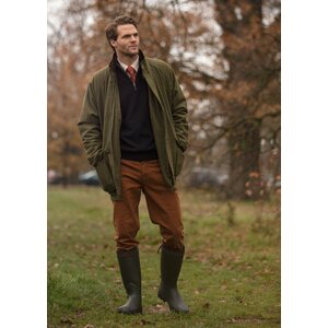 Alan Paine Combrook Waterproof Tweed Shooting Coat Mens