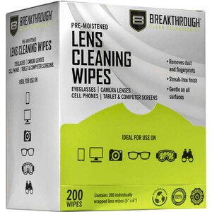 Breakthrough Multi Purpose Lens Wipe, 200 pcs