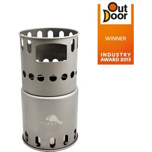 Toaks Titanium Backpacking Wood Burning Stove
