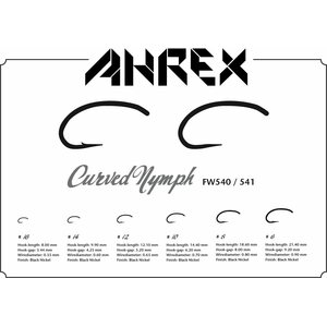 Ahrex Hooks FW541 Curved Nymph Barbless
