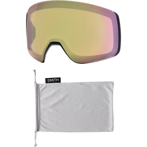 Smith 4D Mag, Black w/ ChromaPop Sun Red Mirror + ChromaPop Storm Yellow Flash