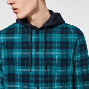 Oakley Hooded Button Down Mens