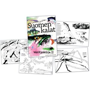 Sakke Yrjölä Suomen Kalat -värityskirja II