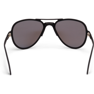 Gatorz Skyhook Matte Black with Smoked Polarized Lens w/ Sunburst Mirror