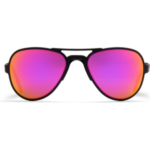 Gatorz Skyhook Matte Black with Brown Polarized Lens w/ Pink Mirror