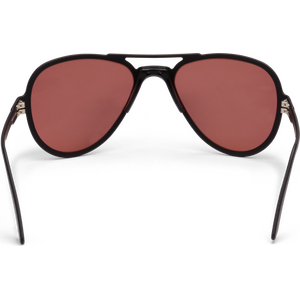 Gatorz Skyhook Matte Black with Rose Polarized Lens w/ Gold Mirror