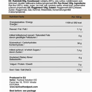 Tactical Foodpack 1 Meal Ration Echo