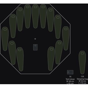 Savotta FDF 20-HQ Tent Without Poles and Stakes