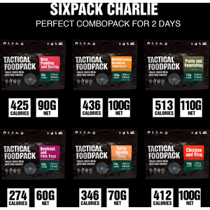 Tactical Foodpack Tactical Six Pack Charlie