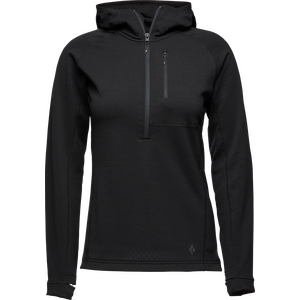 Black Diamond Coefficient 1/4-Zip Fleece Hoody Womens