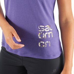 Salomon Cross Run Graphic Tee Womens