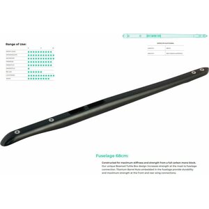 Ozone Hydrofoil Apex V1 Kitefoil LA1200 with Covers - 90cm mast