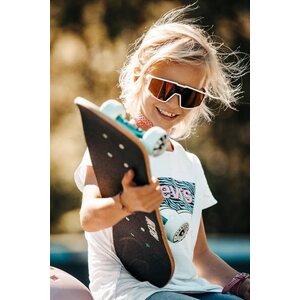 Julbo Fury S Shiny White / Pink, Pink Flash Lens