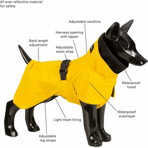 Paikka Visibility Raincoat Lite for Dogs