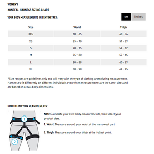 Arc'teryx Konseal Harness Womens