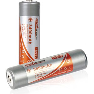 OrcaTorch 18650 Battery 3400mah