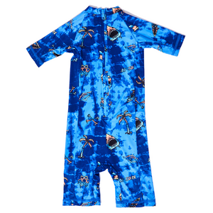 Rip Curl Boys 0-6 Savages Short Sleeve UV Tee Springsuit