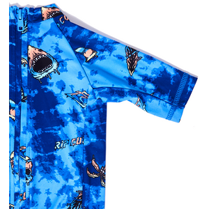 Rip Curl Boys 0-6 Savages Short Sleeve UV Tee Springsuit