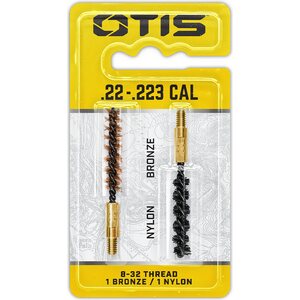 Otis .223 cal./5.56mm Bore Brush 2 Pack (1 nylon/1 bronze)