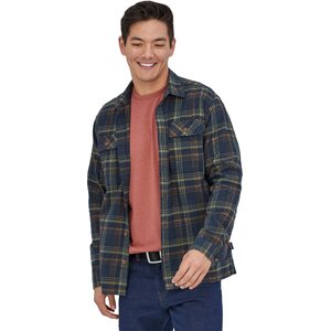 Patagonia Long-Sleeved Organic Cotton Midweight Fjord Flannel Shirt Mens