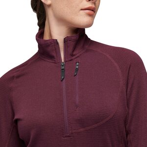 Black Diamond Coefficient LT Quarter Zip Womens
