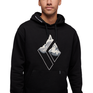 Black Diamond Mountain Logo Hoody Mens