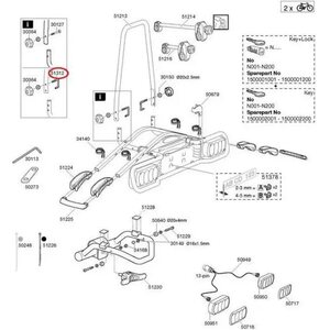 Thule J-Bolt (EuroRide)