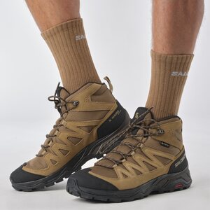 Salomon X Ward Leather Mid GTX Mens