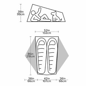 Big Agnes Tiger Wall UL 2 Solution Dye