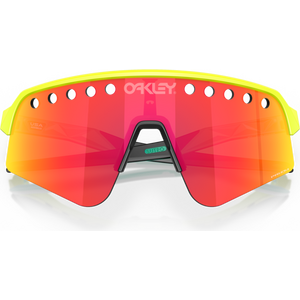 Oakley Sutro Lite Sweep, Tennis Ball Yellow w/ Prizm Ruby