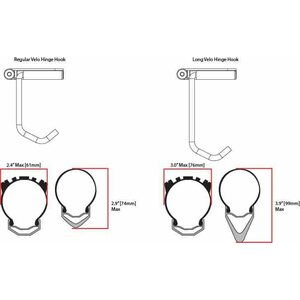 Feedback Sports Velo Hinge Pivoting Wall Hook
