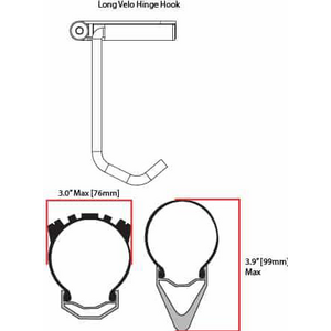 Feedback Sports Velo Hinge Large Hook Only