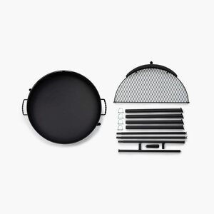 Barebones Cowboy Fire Pit Grill 30"