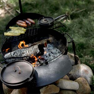 Barebones 23" Cowboy Fire Pit Grill Side Table