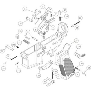 BCM AR-15 Enhanced Lower Parts Kit
