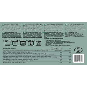 Tactical Foodpack Maroccan Lentils Pot