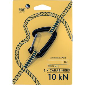 Ticket To The Moon Carabiner pair 10kN