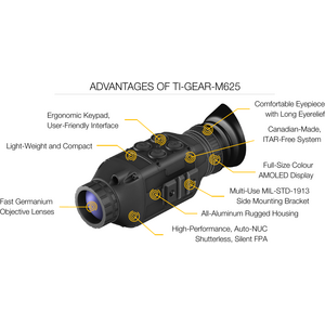 GSCI Advanced Photonics Multi-Purpose Thermal Monocular TI-GEAR-M625