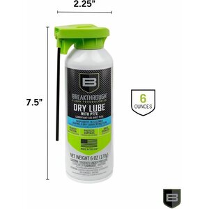 Breakthrough Aerosol Dry Lube, 6oz, Clear