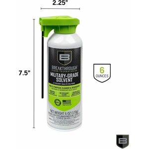 Breakthrough Aerosol Military-Grade Solvent, 6oz, Clear