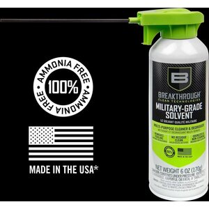 Breakthrough Aerosol Military-Grade Solvent, 6oz, Clear